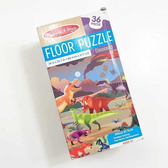 Melissa & Doug 36 piece dinosaur floor puzzle - Picture 1 of 6